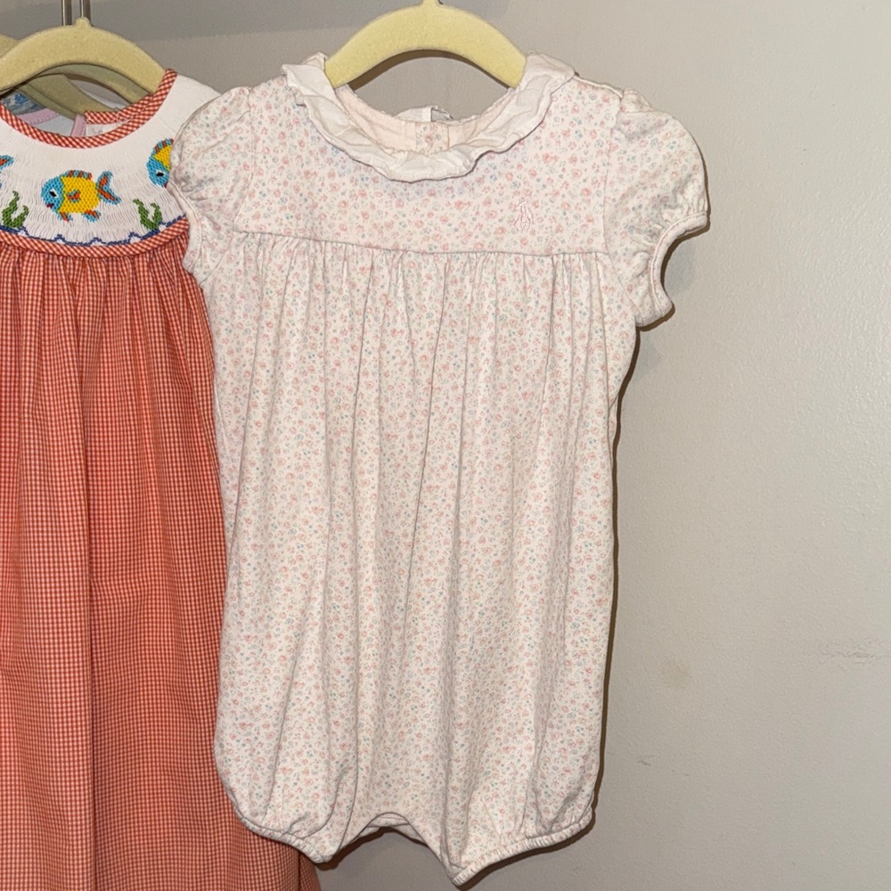 12-18m Polo Ralph Lauren Floral Baby Romper